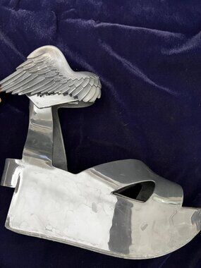 Vivienne Westwood x Melissa platform winged sandals  Dark Gray sz 5